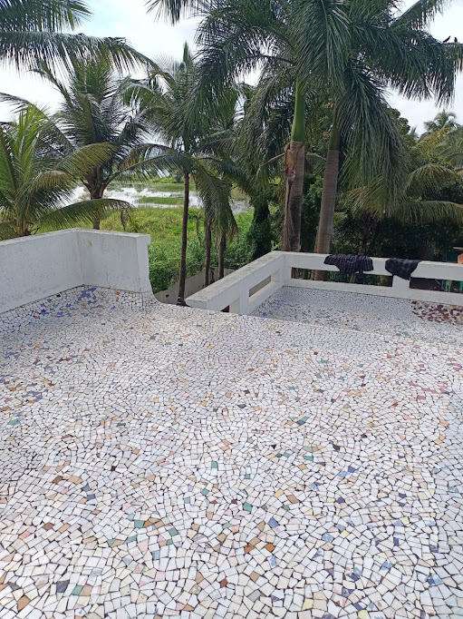 Rooftop terrace of the hostel